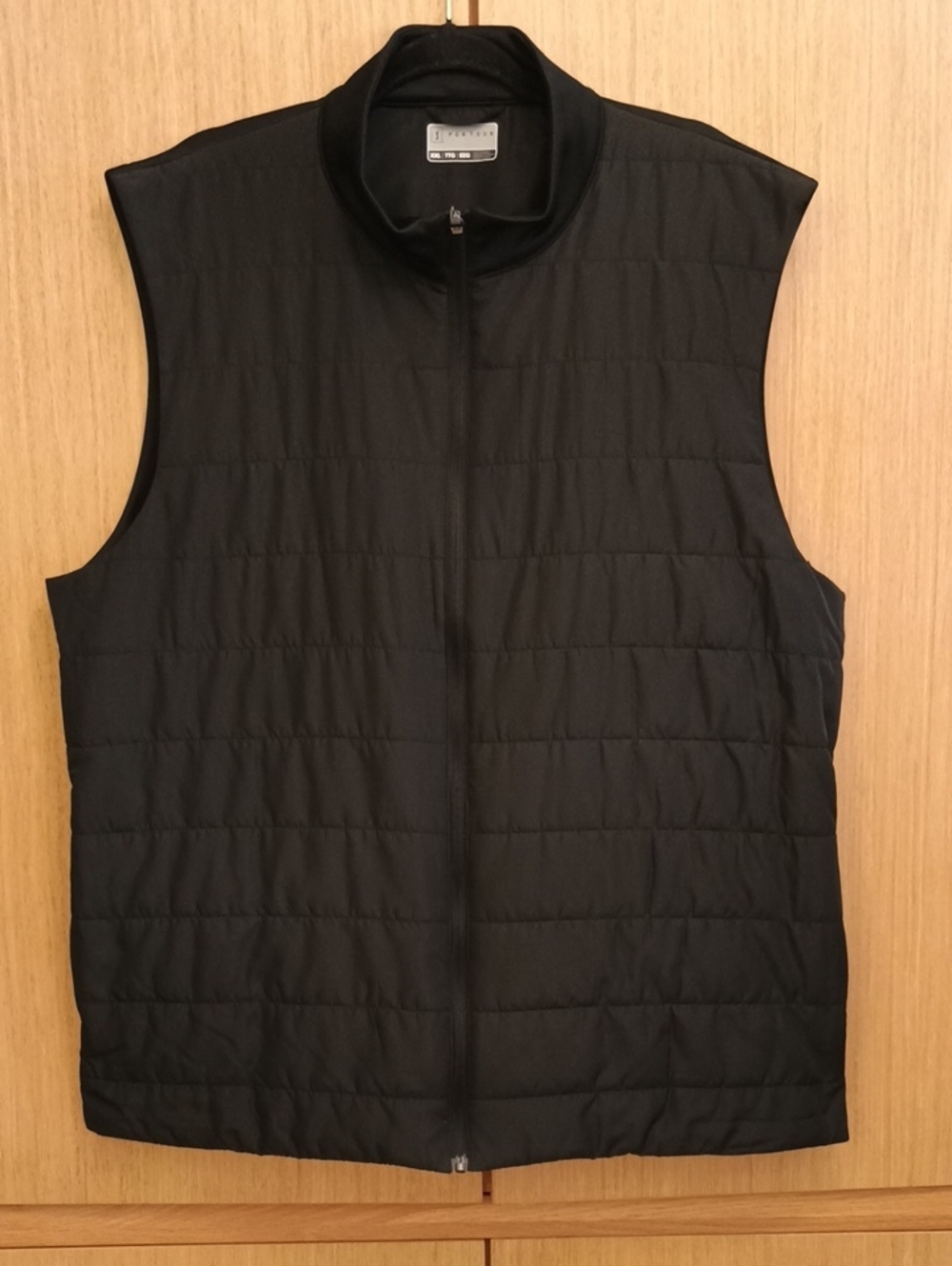 NWT PGA Tour SZ XXL Men's Black Quilted Vest